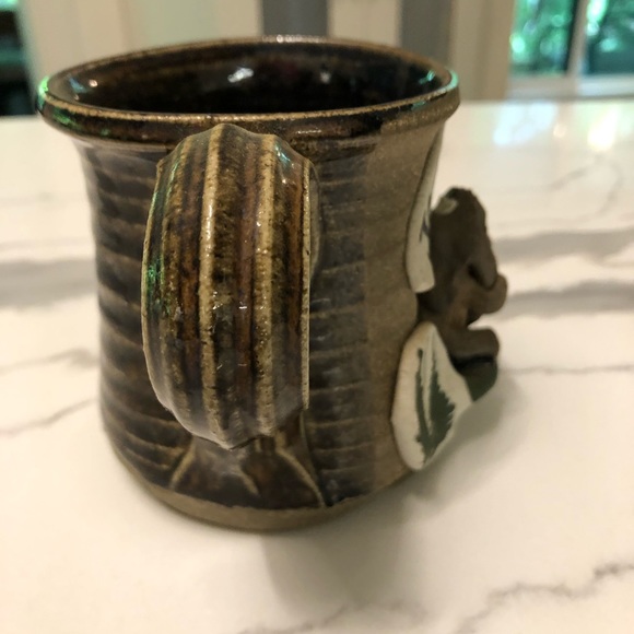 Handmade Pottery 10oz Mug 3-D Jackson Hole - Picture 4 of 8